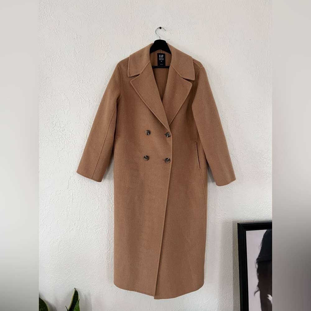 Gap Oversized Wool Coat XS Brown